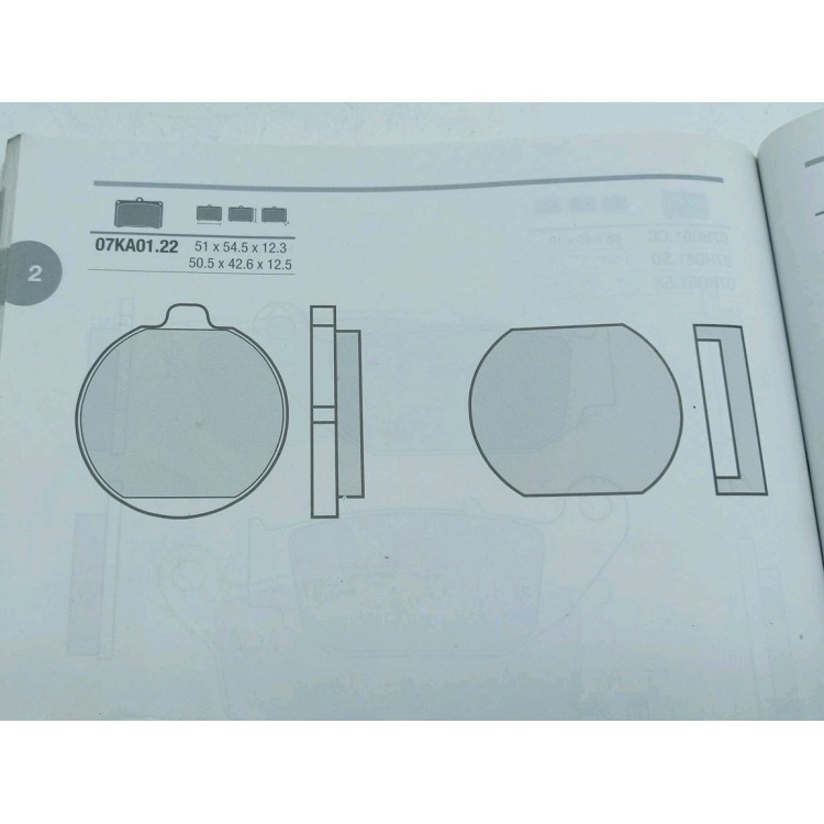 PASTIGLIE FRENO KAWASAKI 650 750 900 1000 Z C1 C2 C3 B1 KZ B1 LTD 76-79...