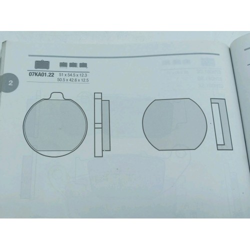 PASTIGLIE FRENO KAWASAKI 650 750 900 1000 Z C1 C2 C3 B1 KZ B1 LTD 76-79...