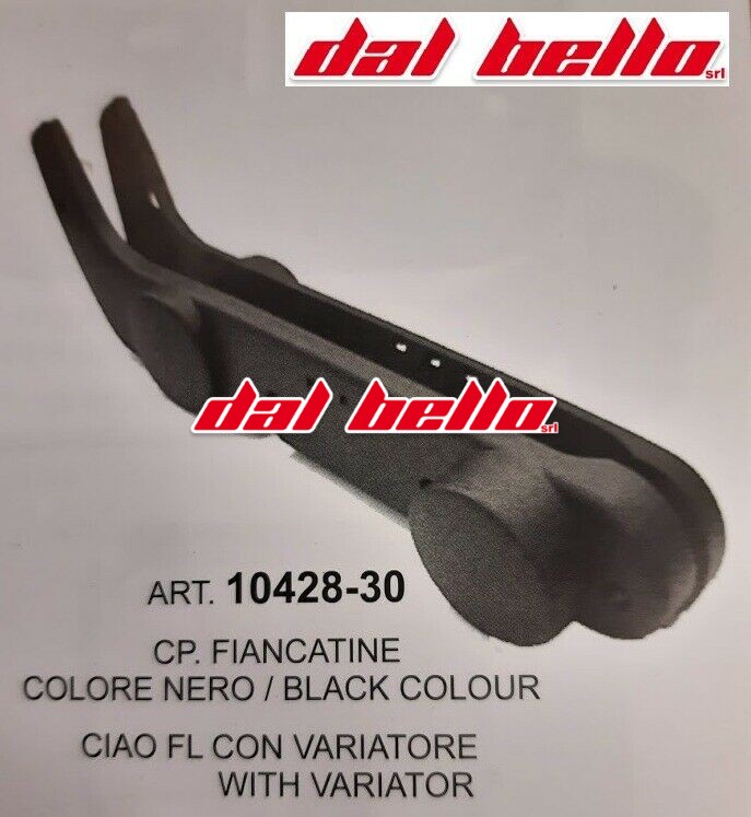 COPPIA-FIANCHETTI-BANDINE-PLASTICA-NERA-VARIATORE-NUOVI-PIAGGIO-CIAO-PX-TEEN-274344391043